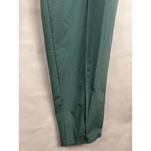 Athleta Brooklyn Ankle Pants Green Stretch Lightweight Trousers Size 12 - Picture 5 of 13